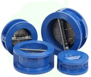 Zawory zwrotne waflowe z odlewu sferoidalnego